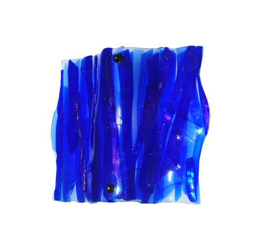 Meyda Tiffany Metro Fusion 107085 Wall Light - Blues/Clear