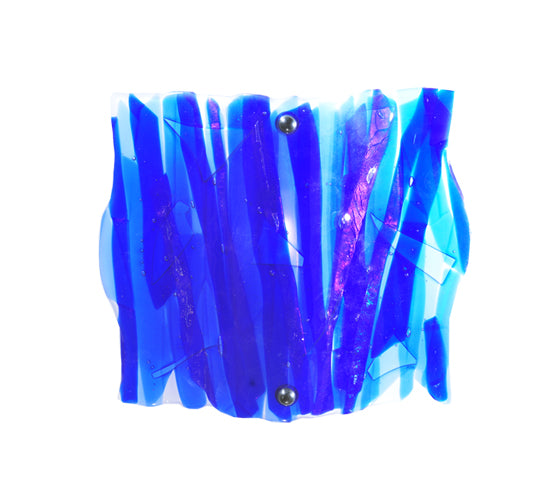 Meyda Tiffany Metro Fusion 107085 Wall Light - Blues/Clear