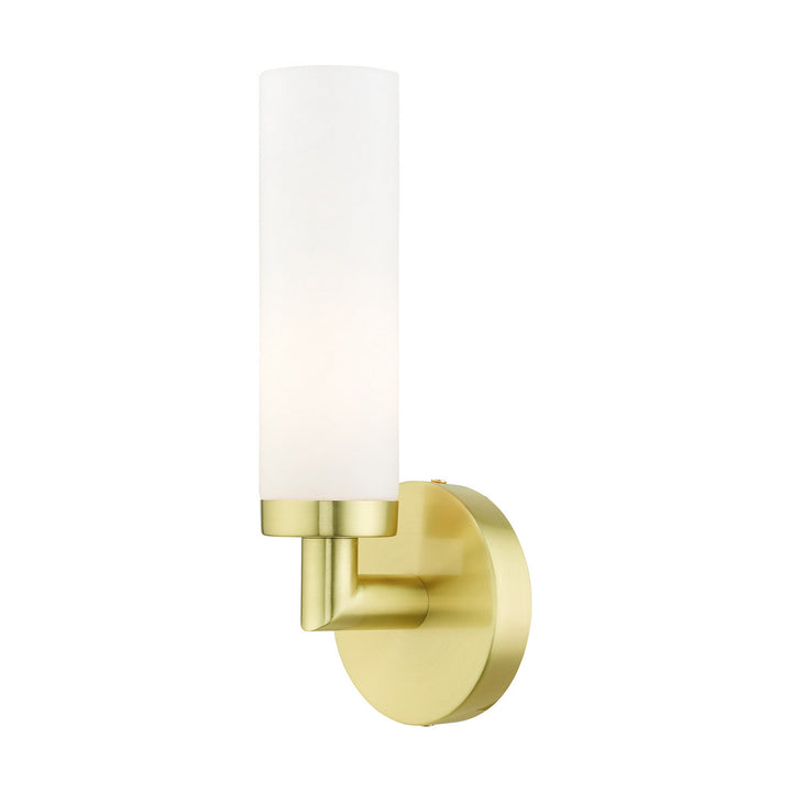 Livex Aero 10103-12 Wall Sconce Light - Satin Brass