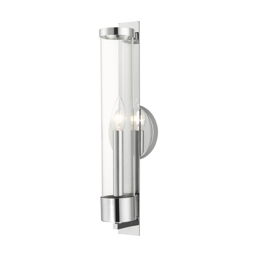 Livex Castleton 10142-05 Wall Sconce Light - Polished Chrome