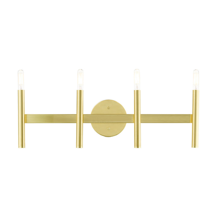 Livex Copenhagen 10344-12 Bath Vanity Light 24 in. wide - Satin Brass