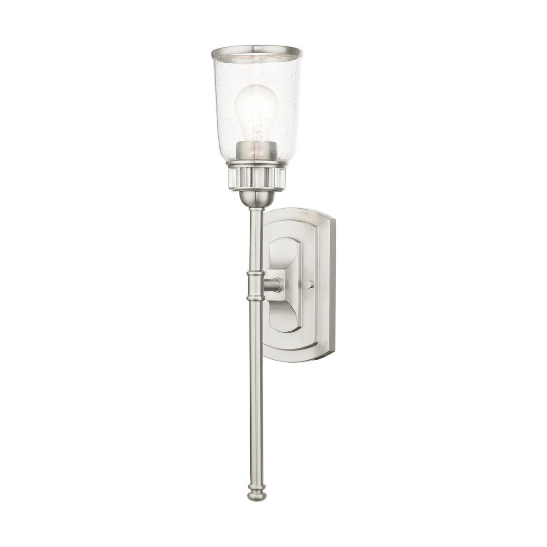 Livex Lawrenceville 10511-91 Wall Sconce Light - Brushed Nickel
