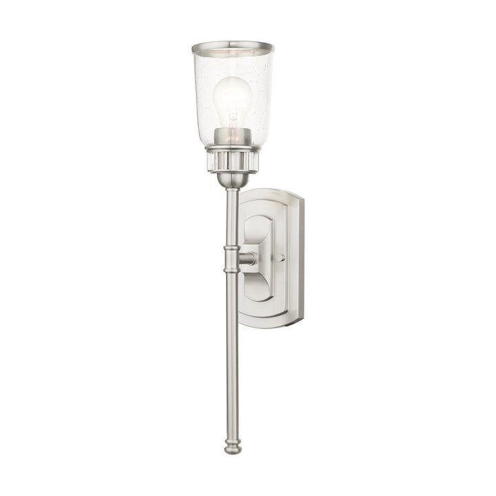 Livex Lawrenceville 10511-91 Wall Sconce Light - Brushed Nickel