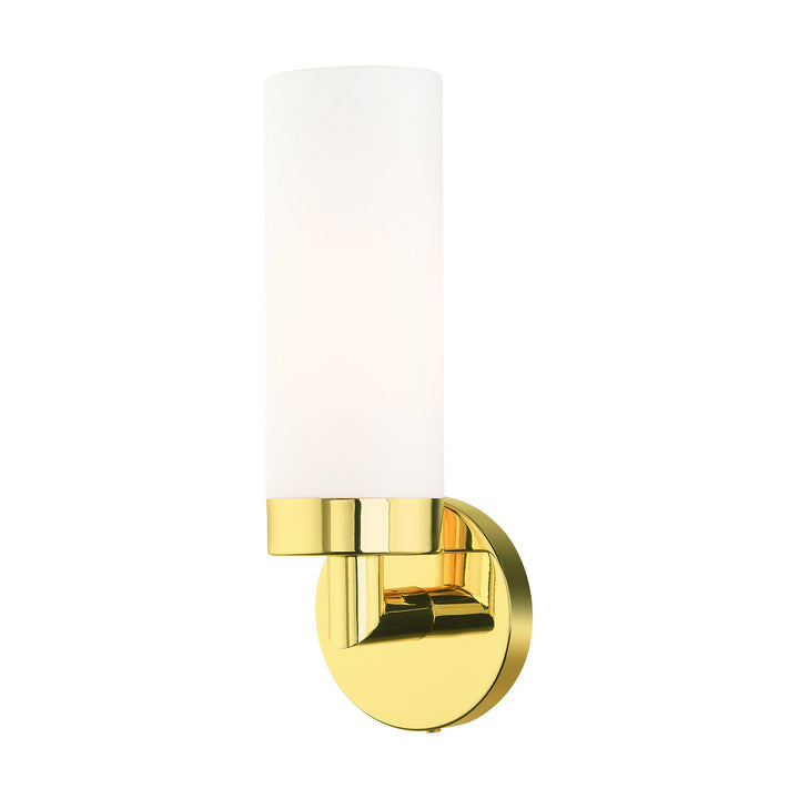 Livex Aero 15071-02 Wall Sconce Light - Polished Brass