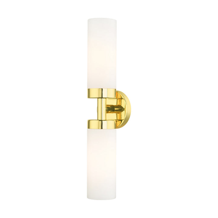 Livex Aero 15072-02 Wall Sconce Light - Polished Brass