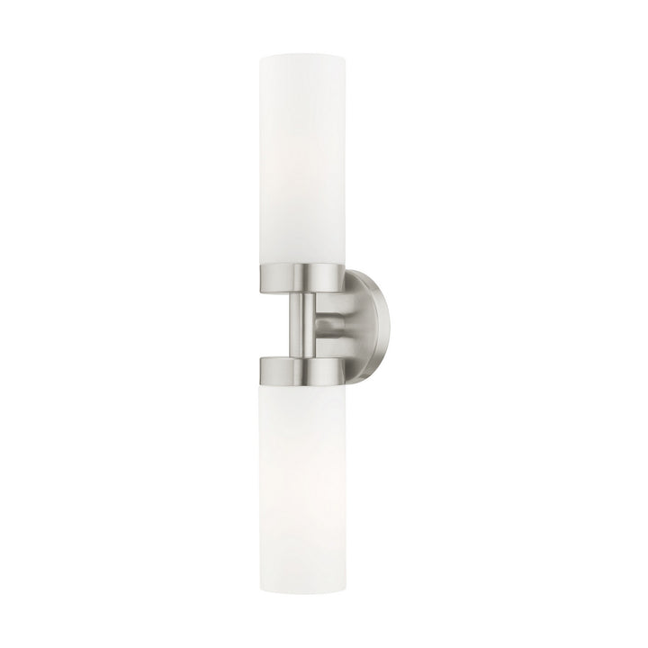 Livex Aero 15072-91 Wall Sconce Light - Brushed Nickel