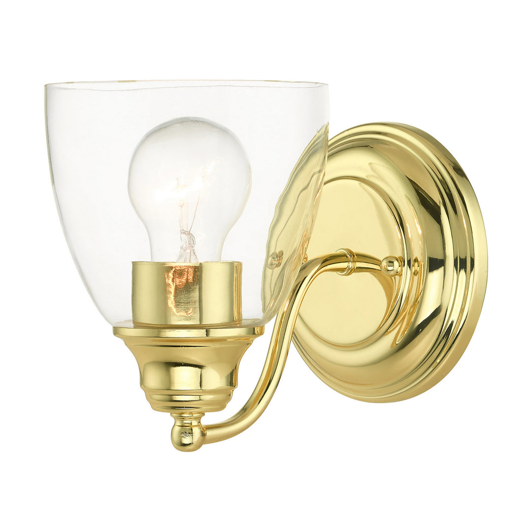 Livex Montgomery 15131-02 Wall Sconce Light - Polished Brass