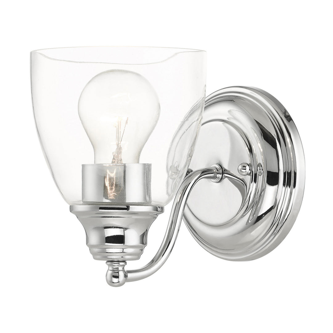 Livex Montgomery 15131-05 Wall Sconce Light - Polished Chrome