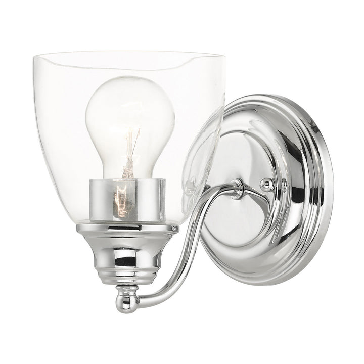Livex Montgomery 15131-05 Wall Sconce Light - Polished Chrome