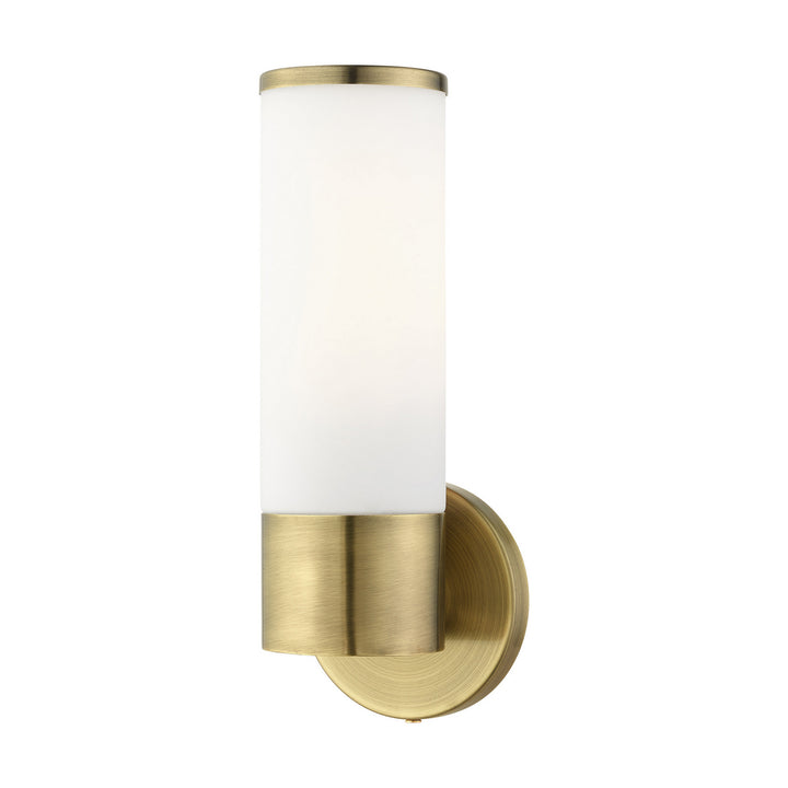 Livex Lindale 16561-01 Wall Sconce Light - Antique Brass