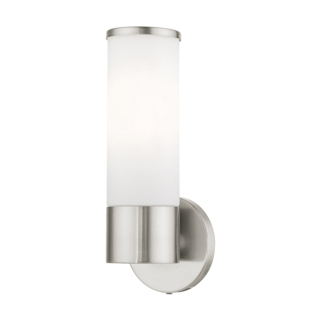 Livex Lindale 16561-91 Wall Sconce Light - Brushed Nickel