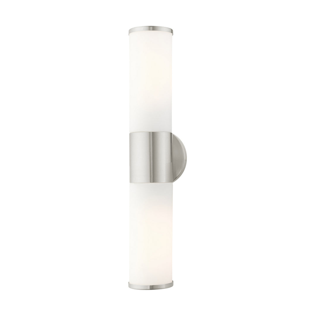 Livex Lindale 16562-91 Bath Vanity Light 19 in. wide - Brushed Nickel