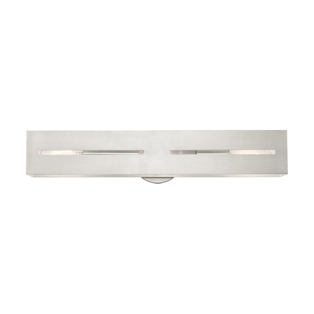 Livex Soma 16683-91 Bath Vanity Light 24 in. wide - Brushed Nickel