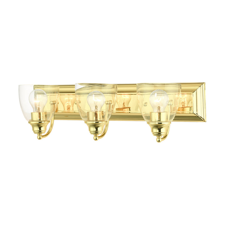 Livex Birmingham 17073-02 Bath Vanity Light 24 in. wide - Polished Brass