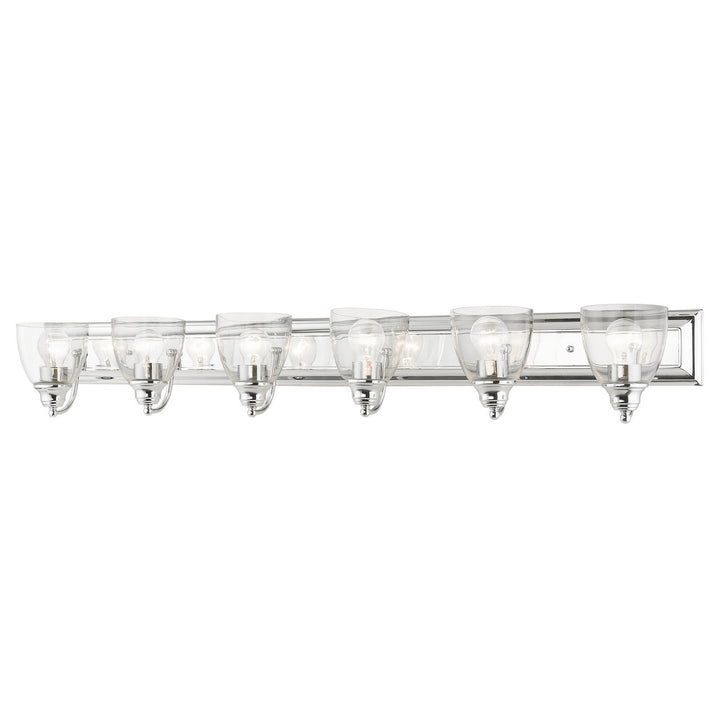 Livex Birmingham 17076-05 Bath Vanity Light 48 in. wide - Polished Chrome