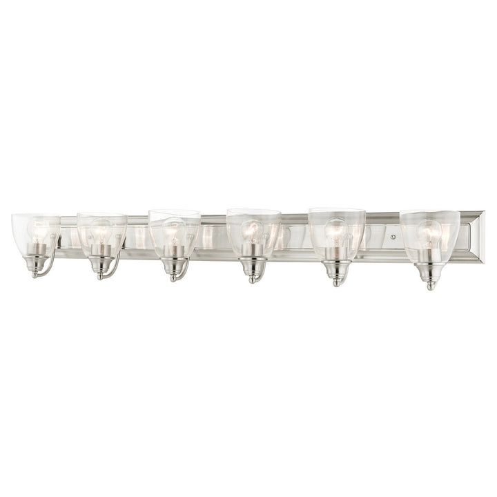 Livex Birmingham 17076-91 Bath Vanity Light 48 in. wide - Brushed Nickel