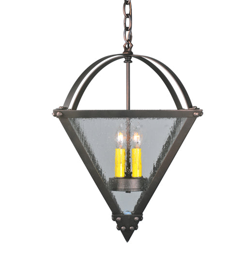 Meyda Tiffany Pyramid 107102 Pendant Light - Mahogany Bronze