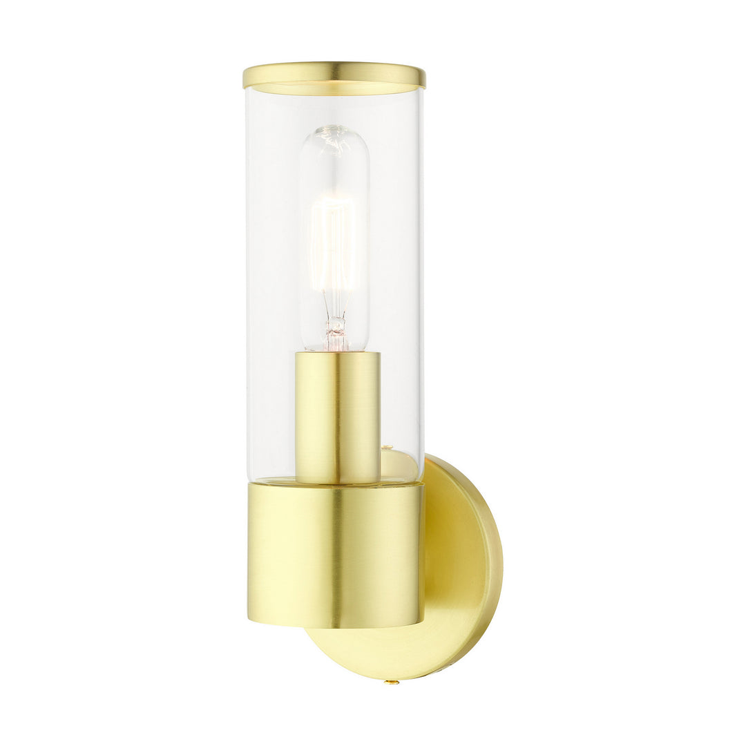 Livex Banca 17281-12 Wall Sconce Light - Satin Brass