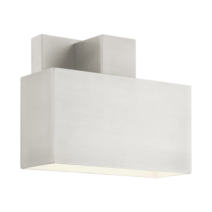 Livex Lighting 22422-91 Modern Lynx Outdoor Brushed Nickel