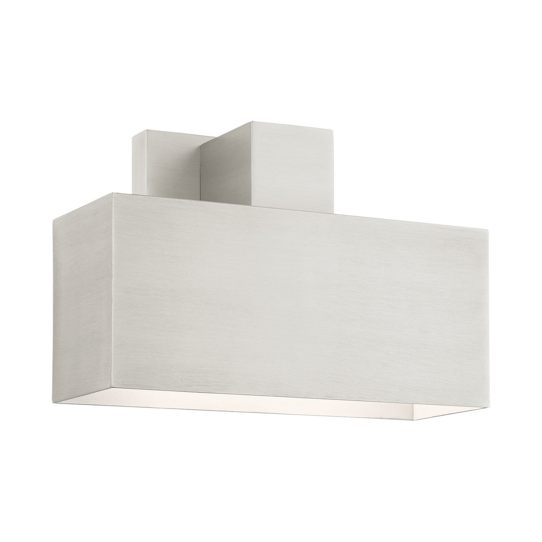Livex Lighting 22423-91 Modern Lynx Outdoor Brushed Nickel
