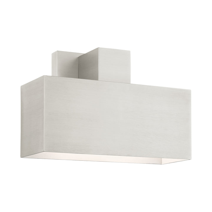 Livex Lighting 22423-91 Modern Lynx Outdoor Brushed Nickel