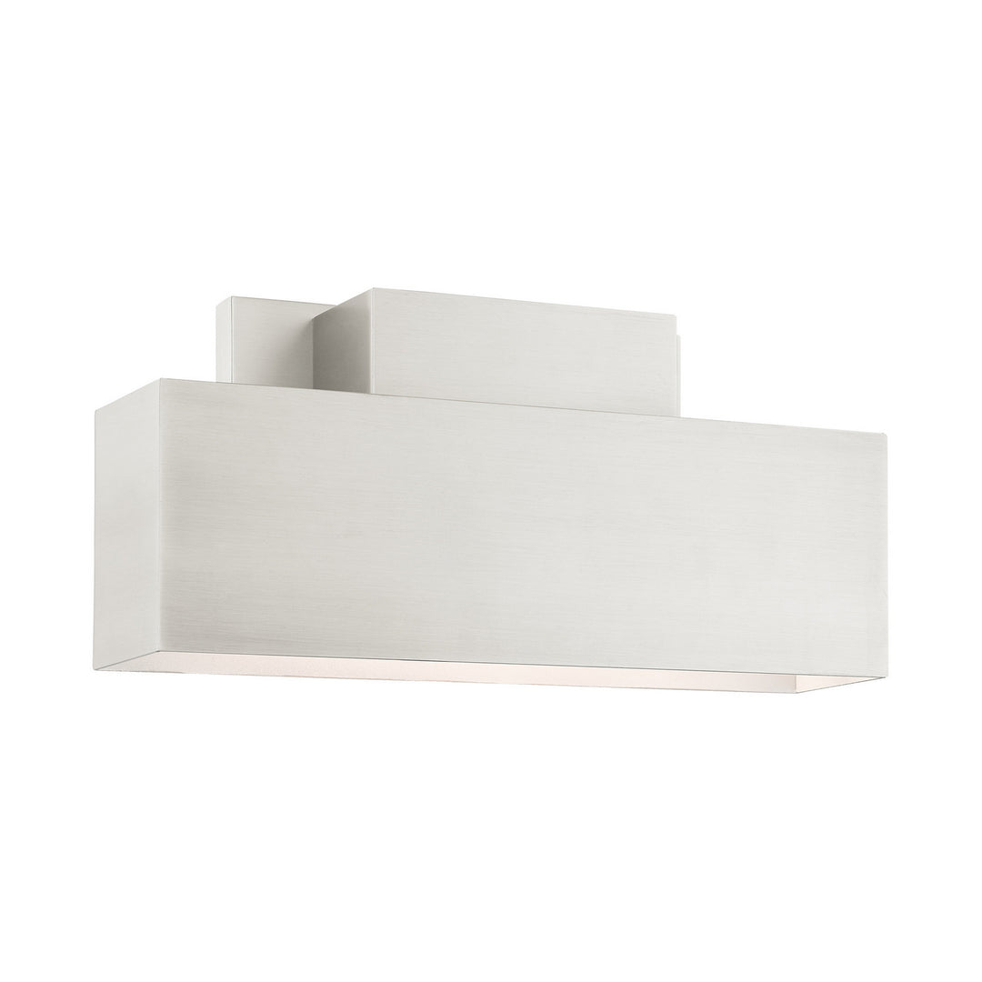 Livex Lighting 22424-91  Lynx Outdoor Brushed Nickel