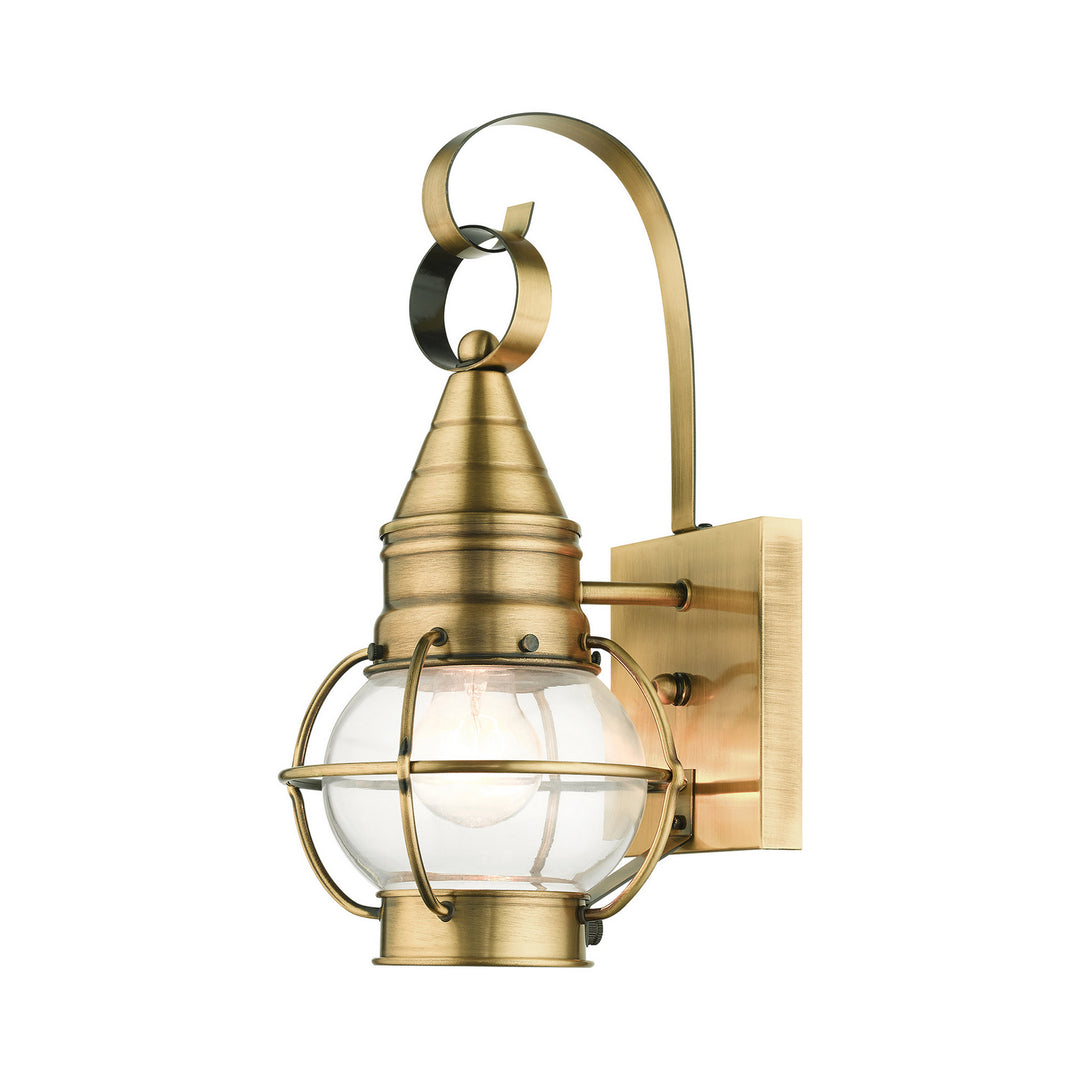 Livex Lighting 26900-01  Newburyport Outdoor Antique Brass