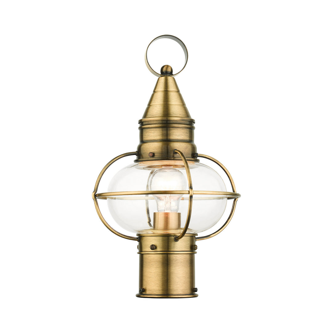 Livex Lighting 26902-01  Newburyport Outdoor Antique Brass
