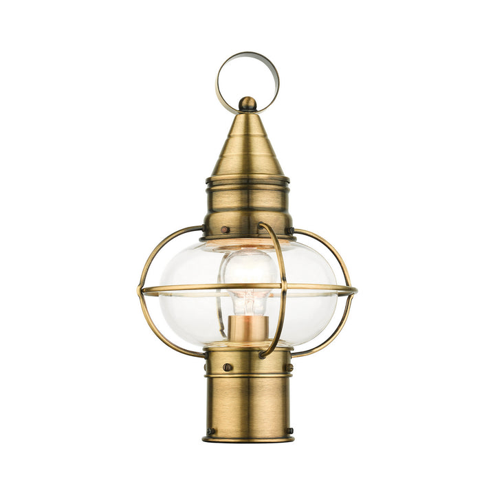 Livex Lighting 26902-01  Newburyport Outdoor Antique Brass