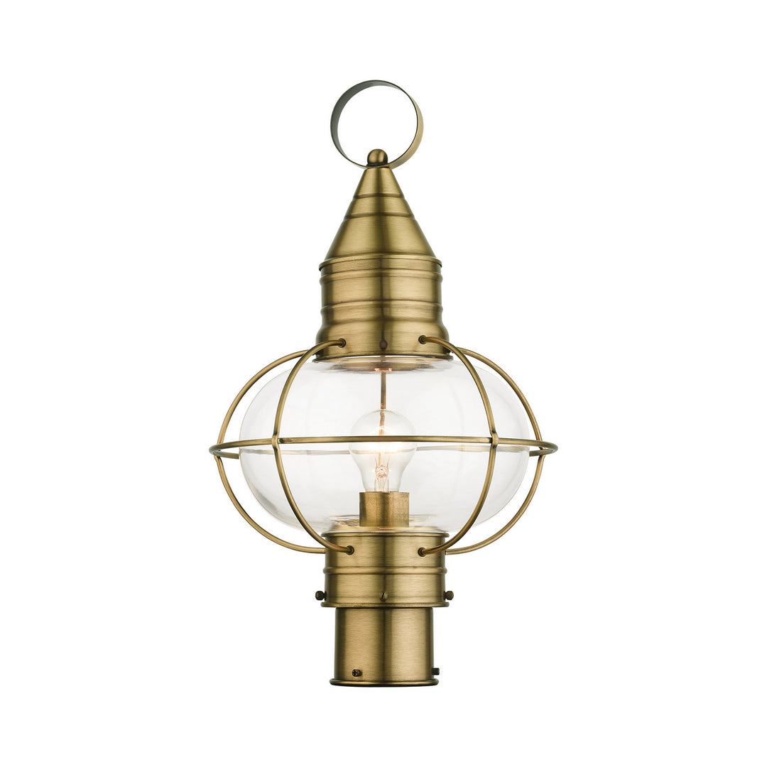 Livex Lighting 26905-01  Newburyport Outdoor Antique Brass