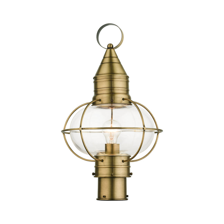 Livex Lighting 26905-01  Newburyport Outdoor Antique Brass