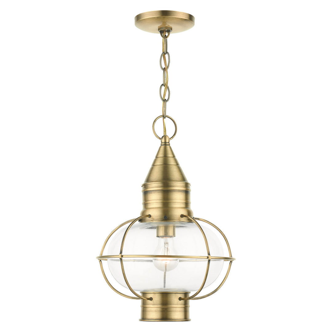 Livex Lighting 26906-01  Newburyport Outdoor Antique Brass