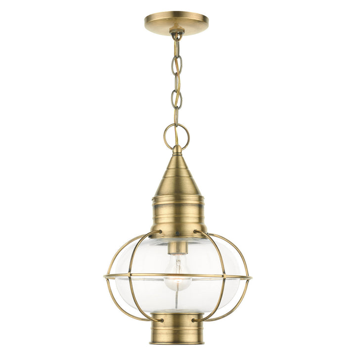 Livex Lighting 26906-01  Newburyport Outdoor Antique Brass