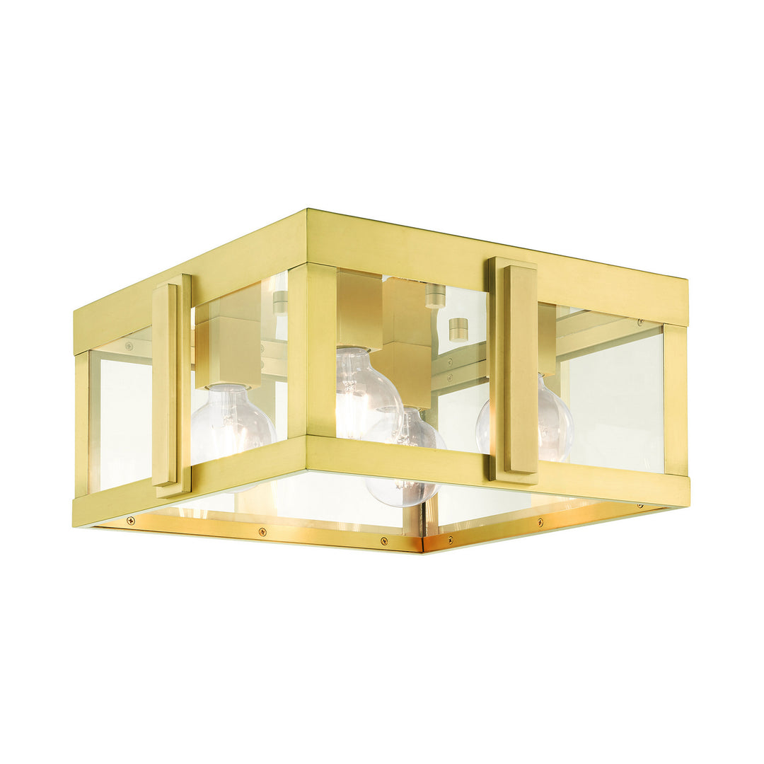 Livex Lighting 27723-08  Lexington Outdoor Natural Brass