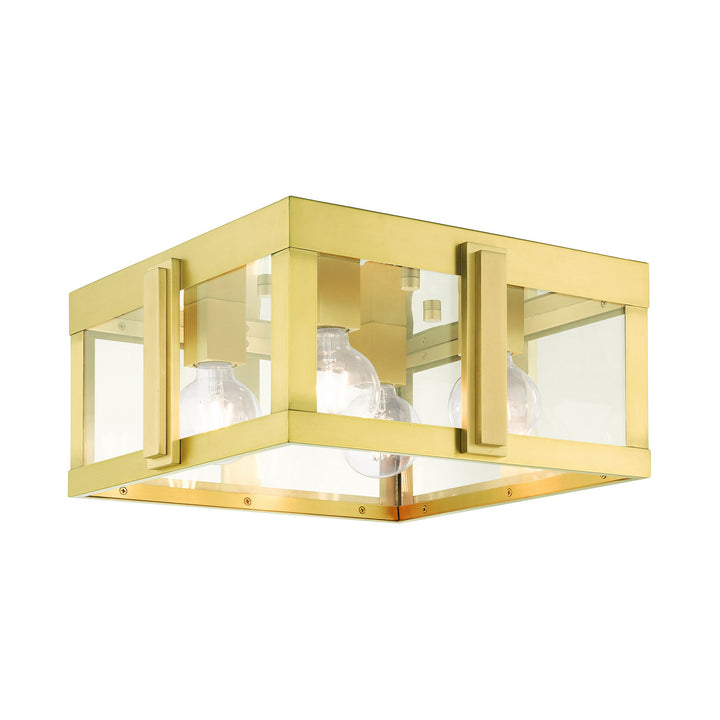 Livex Lighting 27723-08  Lexington Outdoor Natural Brass