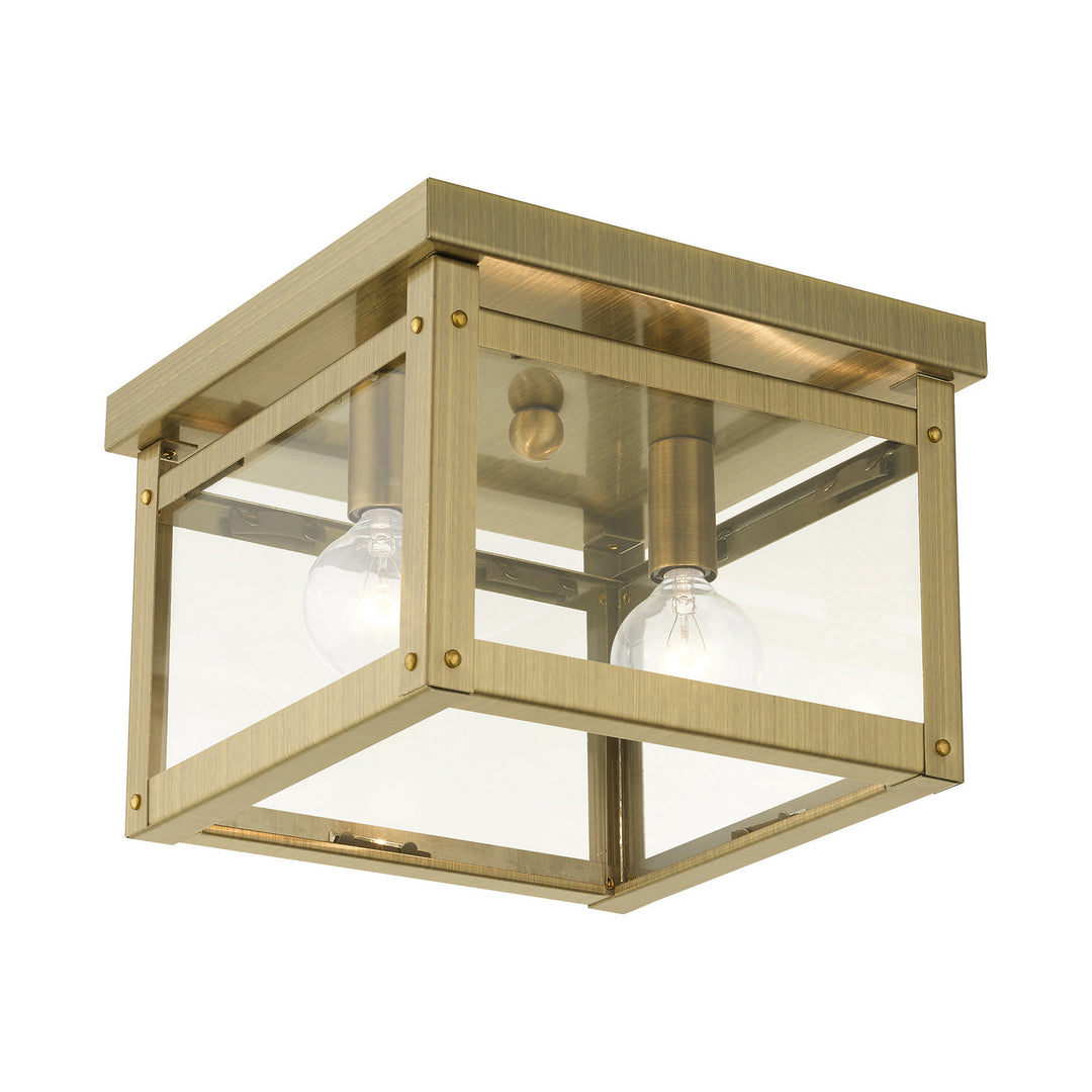 Livex Milford 4031-01 Ceiling Light - Antique Brass