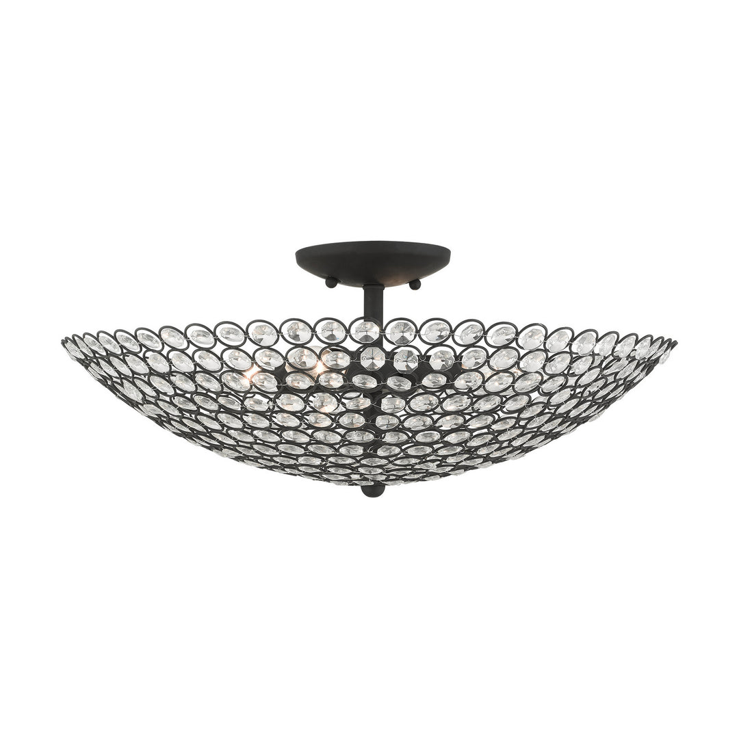 Livex Cassandra 40447-04 Ceiling Light - Black