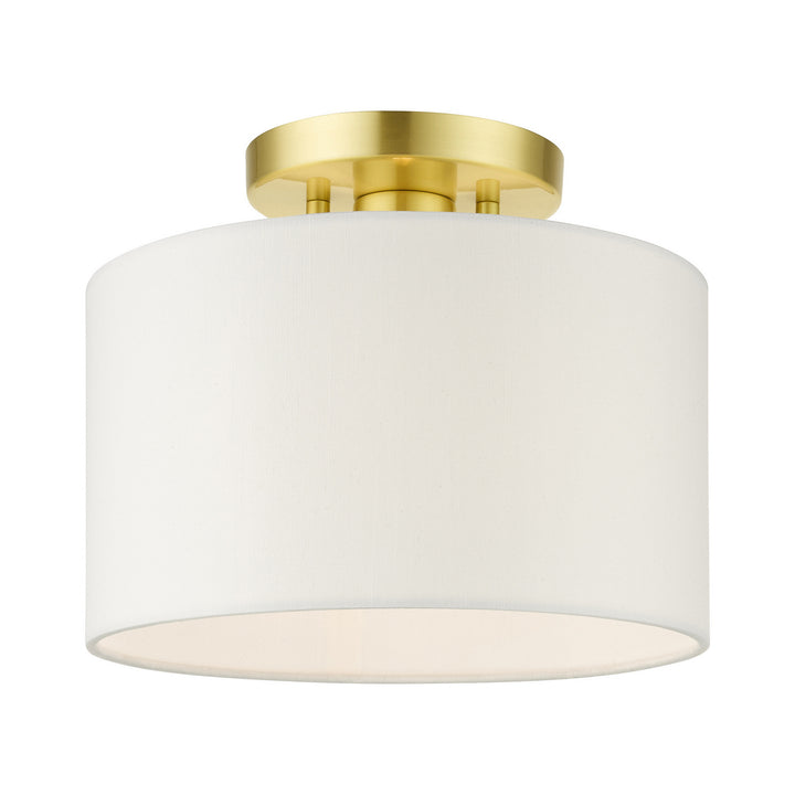 Livex Meridian 41095-12 Ceiling Light - Satin Brass