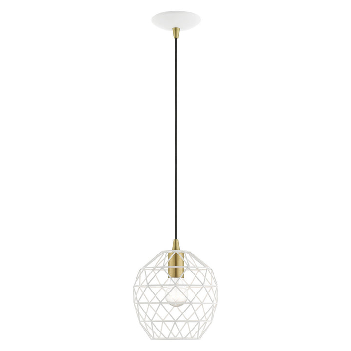 Livex Geometrix 41326-03 Pendant Light - White