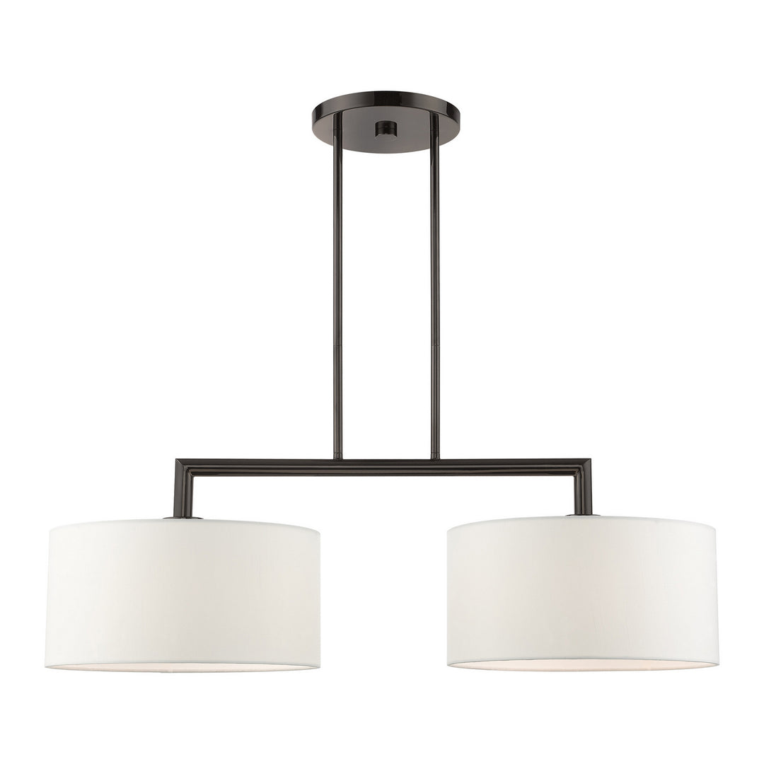 Livex Meridian 45492-46 Pendant Light - Black Chrome