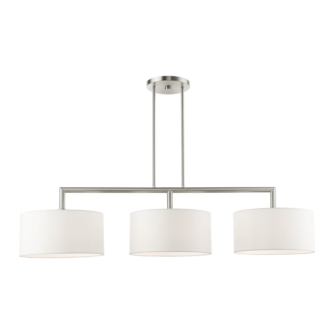 Livex Meridian 45493-91 Pendant Light - Brushed Nickel