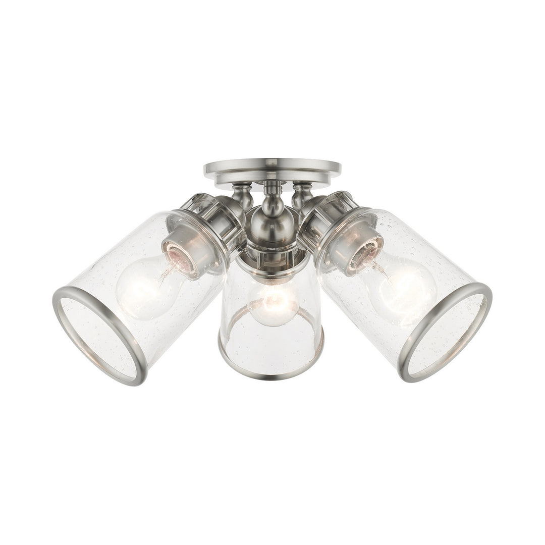 Livex Lawrenceville 45503-91 Ceiling Light - Brushed Nickel