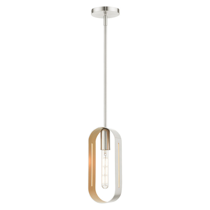 Livex Ravena 45761-91 Pendant Light - Brushed Nickel
