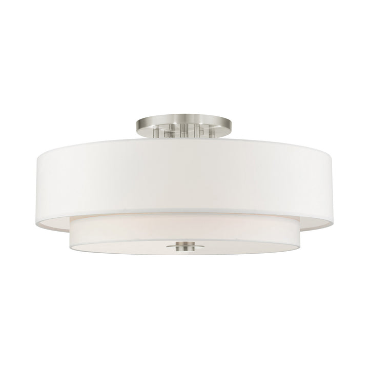 Livex Meridian 45799-91 Ceiling Light - Brushed Nickel