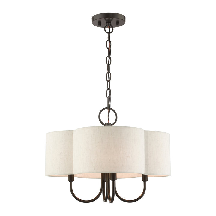 Livex Solstice 45806-92 Chandelier Light - English Bronze