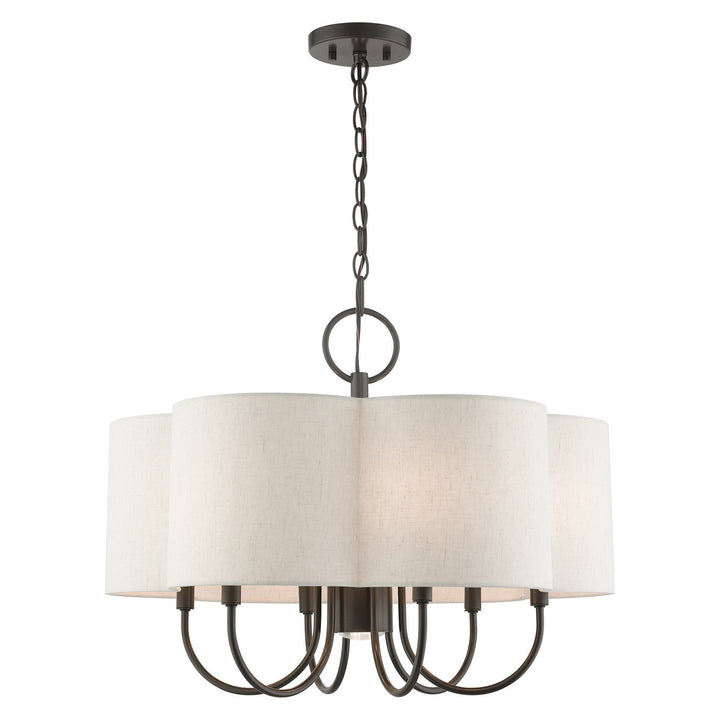 Livex Solstice 45807-92 Chandelier Light - English Bronze