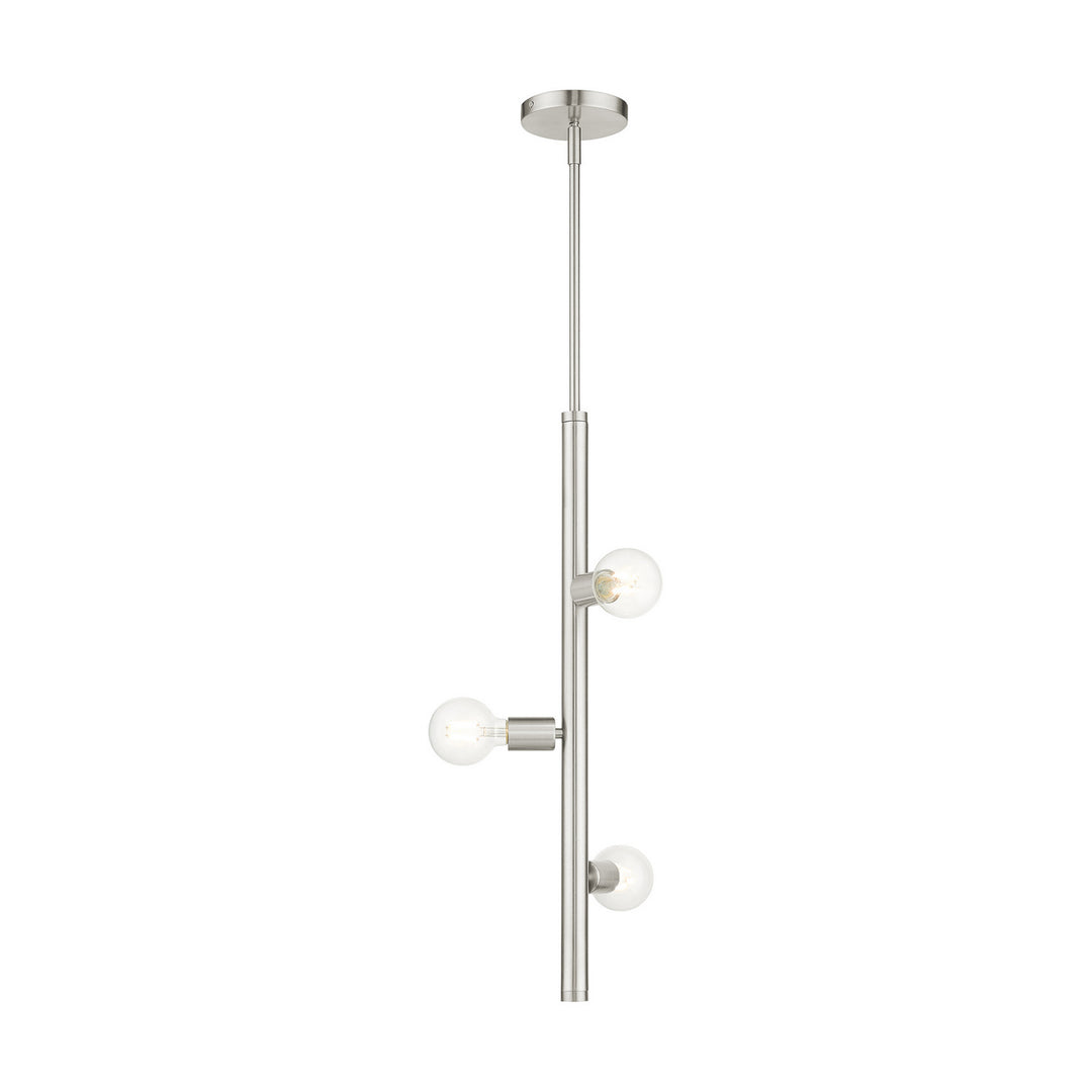 Livex Bannister 45863-91 Pendant Light - Brushed Nickel