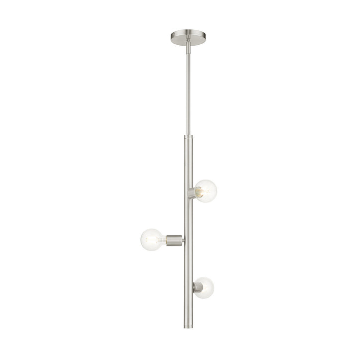 Livex Bannister 45863-91 Pendant Light - Brushed Nickel