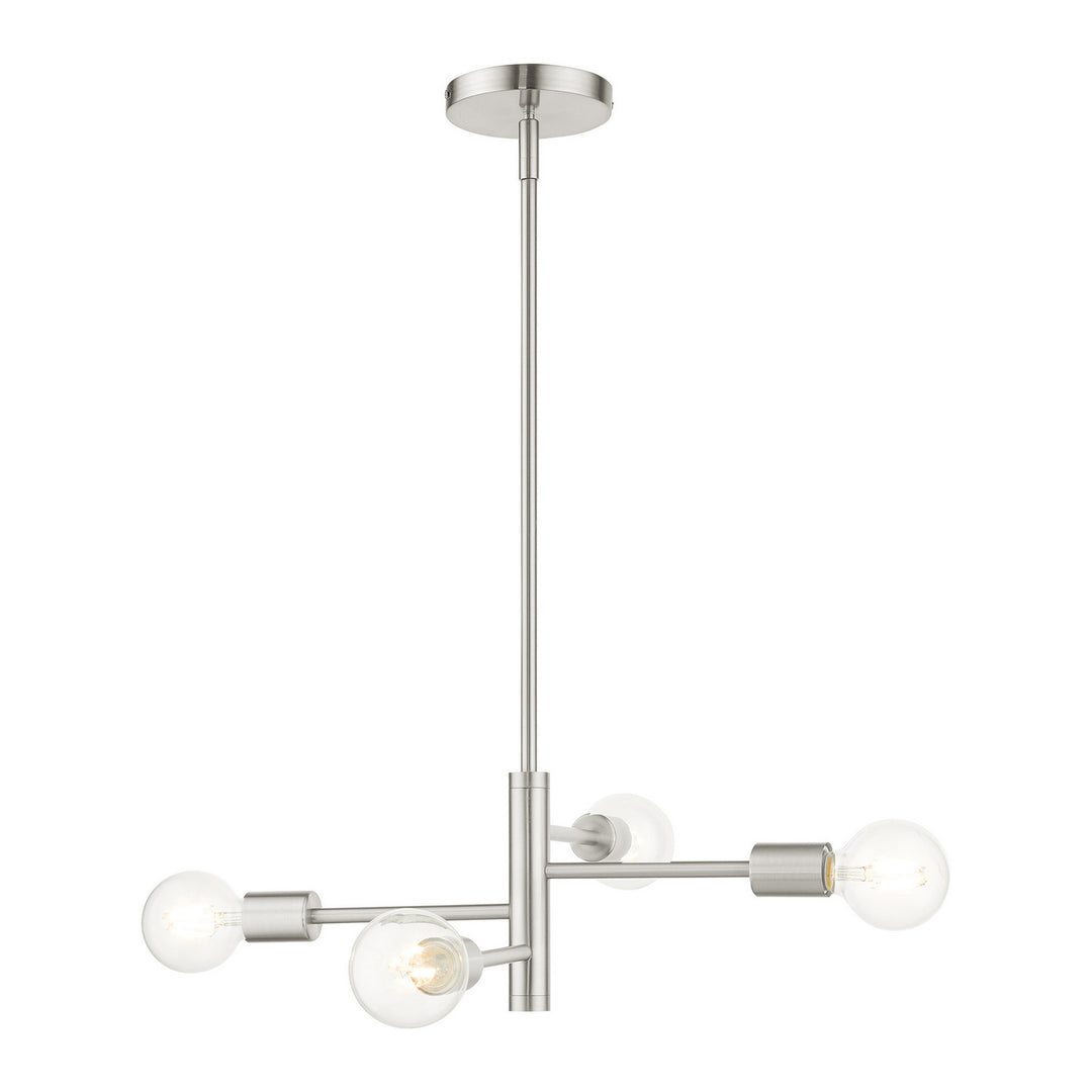 Livex Bannister 45864-91 Chandelier Light - Brushed Nickel