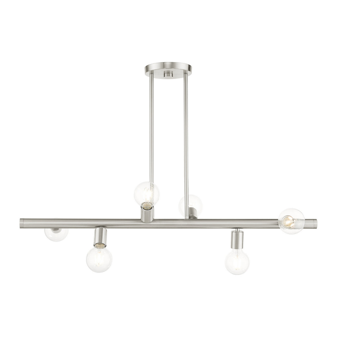 Livex Bannister 45866-91 Pendant Light - Brushed Nickel